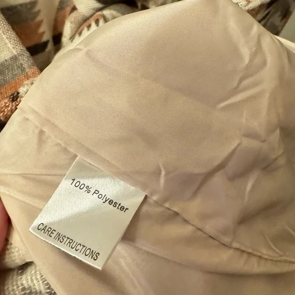 Women's Patterned Pea Coat - Picture 4 of 7